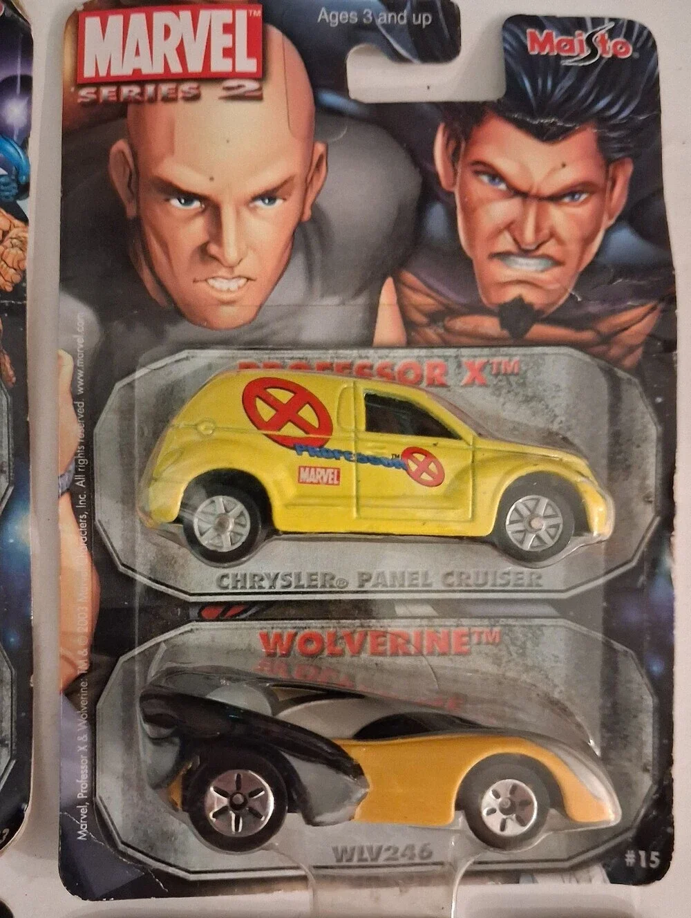 Maisto Marvel Die-Cast Series 2 Car Collection - Four 2 Car Sets - 2003